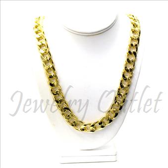 Hip Hop Fashion Stylish Cuban Chain with The Heavy, Durable, Solid Construction.30 inch Chain