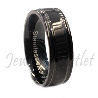 Stainless Steel Comfort Fit Band.