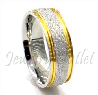 Stainless Steel Comfort Fit Band With Fashion Band